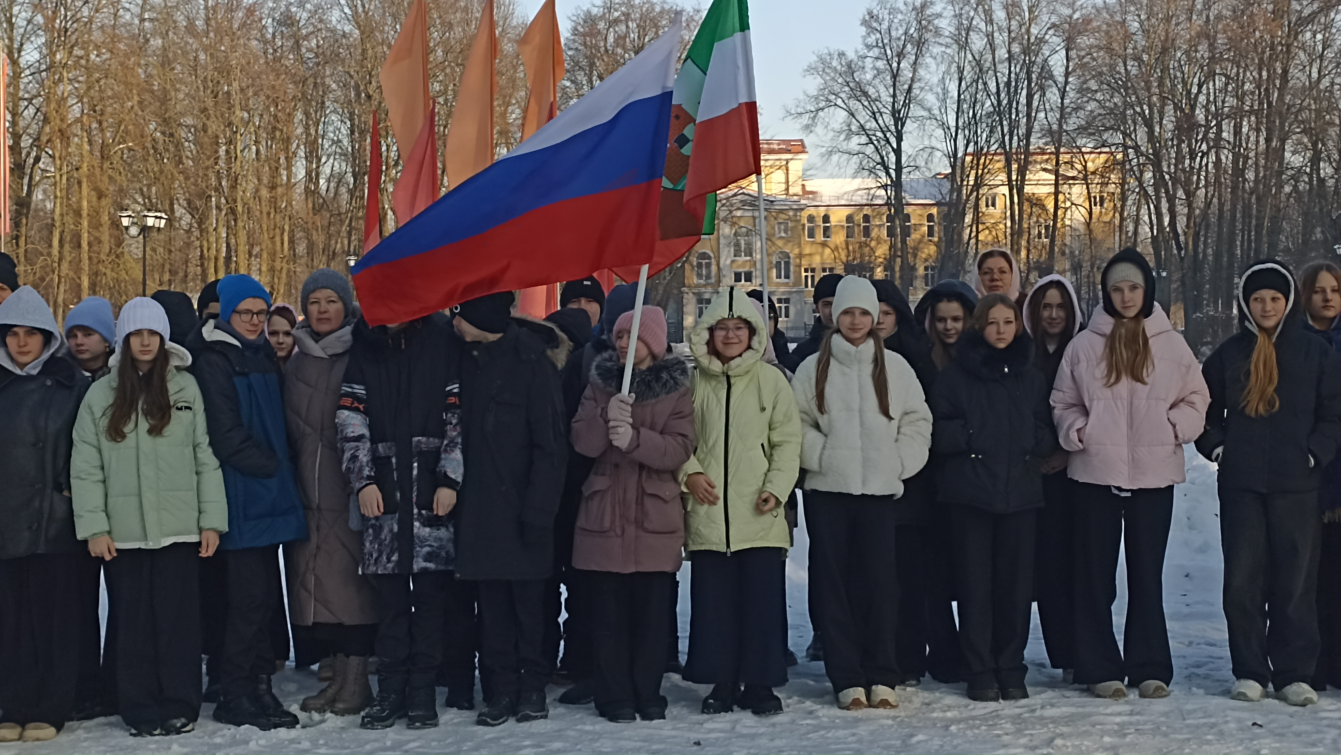 Митинг, посвященный штурму Тильзита!.