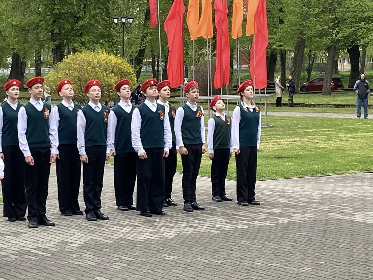 Гимназисты приняли участие в муниципальном конкурсе «Статен в строю, силен в бою!».