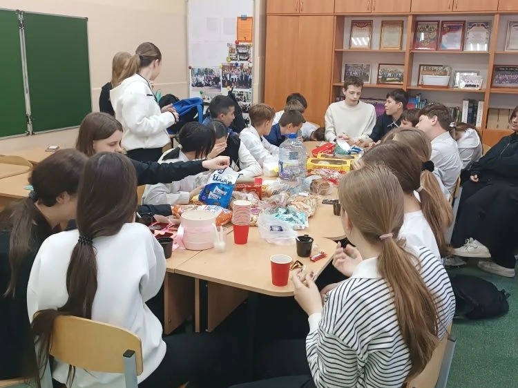 Классный час в 7-В.